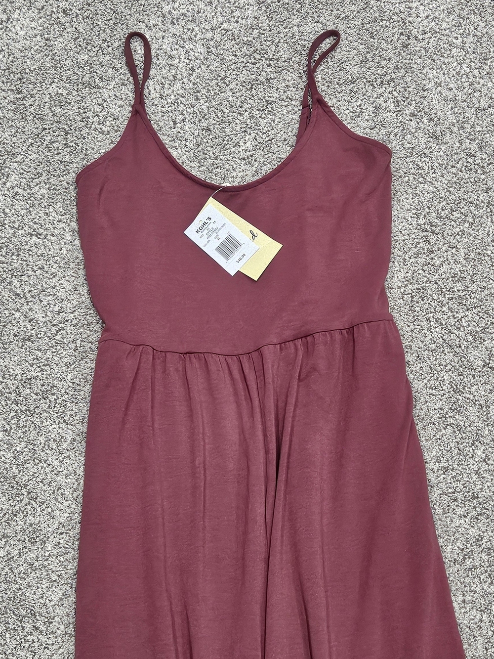 Women’s Sleeveless Mauve Jumpsuit with Spaghetti Straps